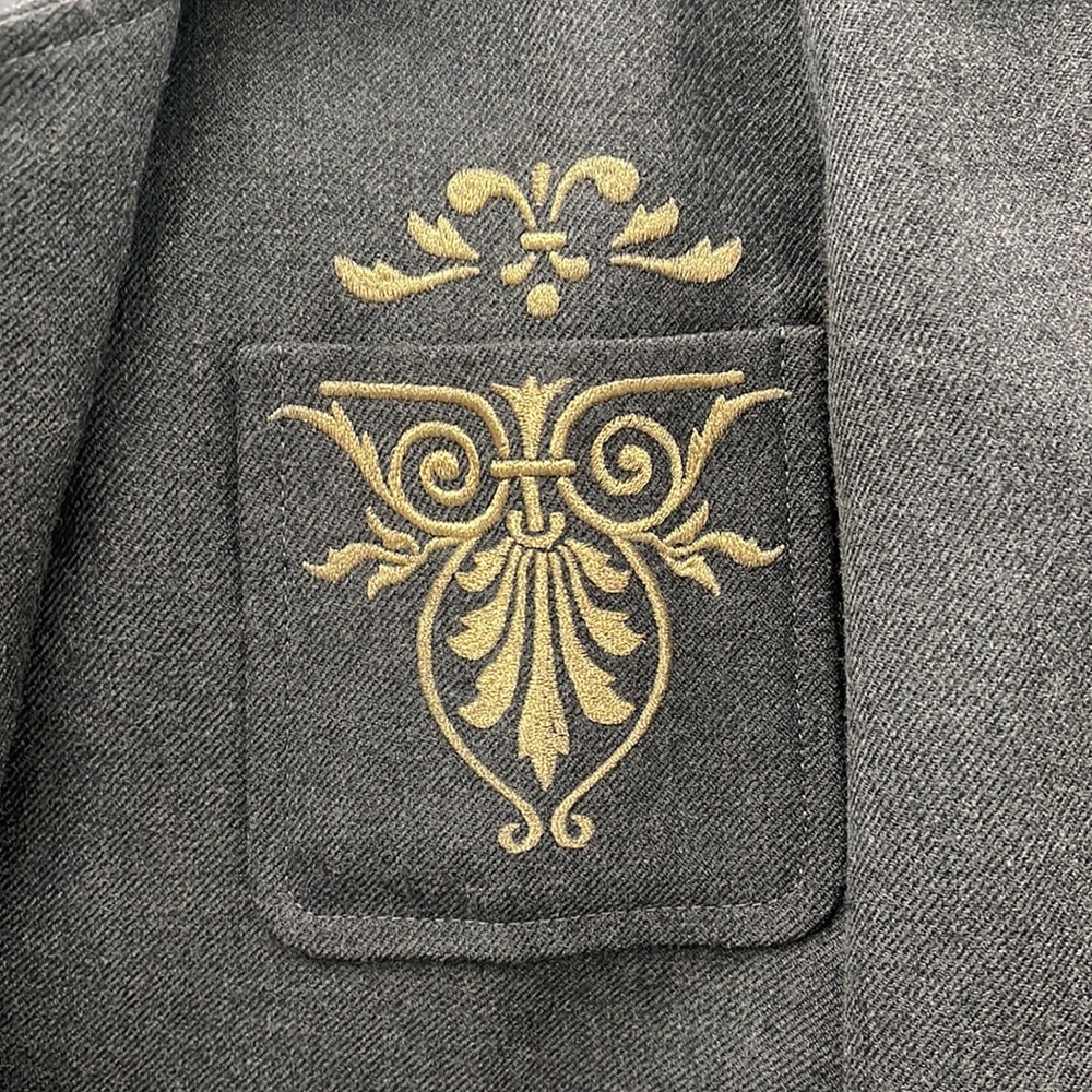 Gorgeous Missan designer wool blend vintage grey and gold suit US sz6? Japan sz9 - Picture 3 of 14